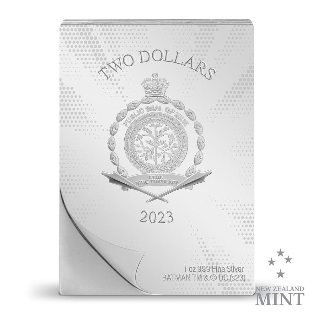 Niue 2023 Batman™ COMIX™ “Batman #1” (5.) 1 Oz Silver Coin with Original Packaging  coin collectible - Main Image 3