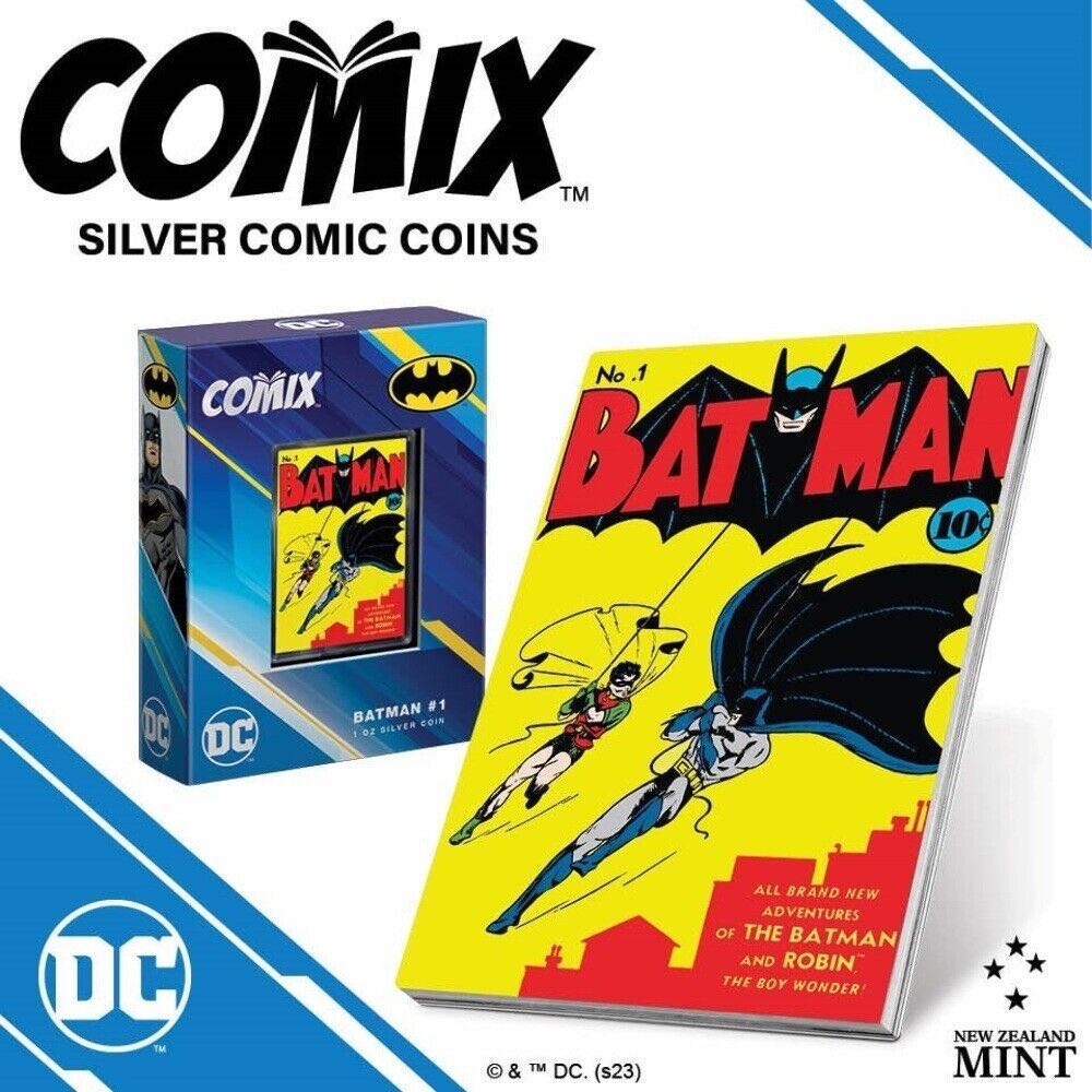 Niue 2023 Batman™ COMIX™ “Batman #1” (5.) 1 Oz Silver Coin with Original Packaging  coin collectible - Main Image 4