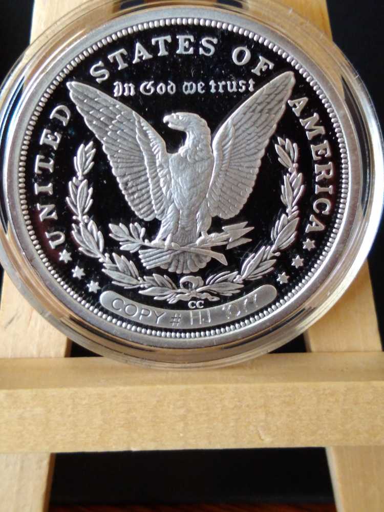 National Collector’s Mint 1889 Morgan Copy  coin collectible - Main Image 2