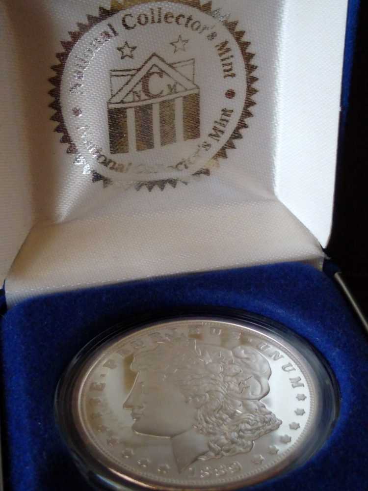National Collector’s Mint 1889 Morgan Copy  coin collectible - Main Image 4