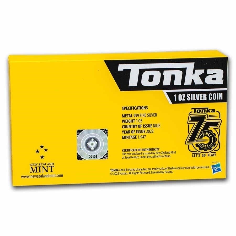 2022 NIUE $2 Tonka 75th Anniversary - 1oz Silver Coin  coin collectible - Main Image 3