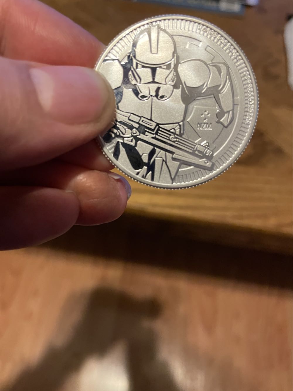 2019 Silver Clone Trooper  coin collectible - Main Image 2