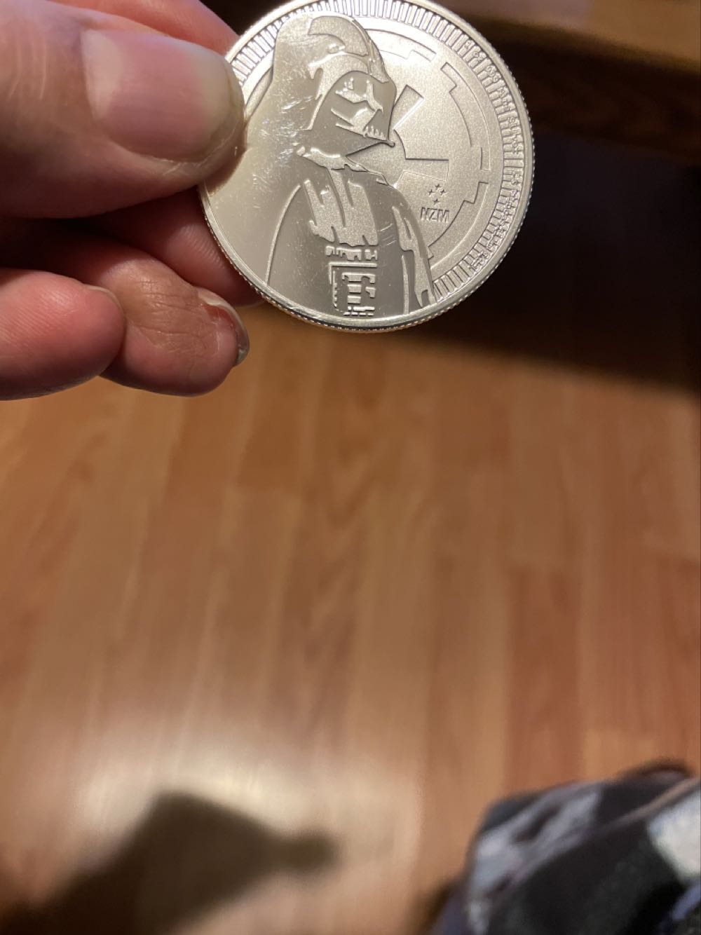 2017 Silver Darth Vader  coin collectible - Main Image 2