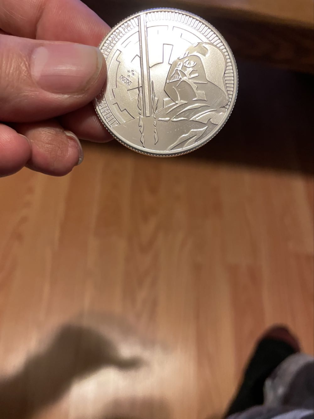 2018 Silver Darth Vader  coin collectible - Main Image 2