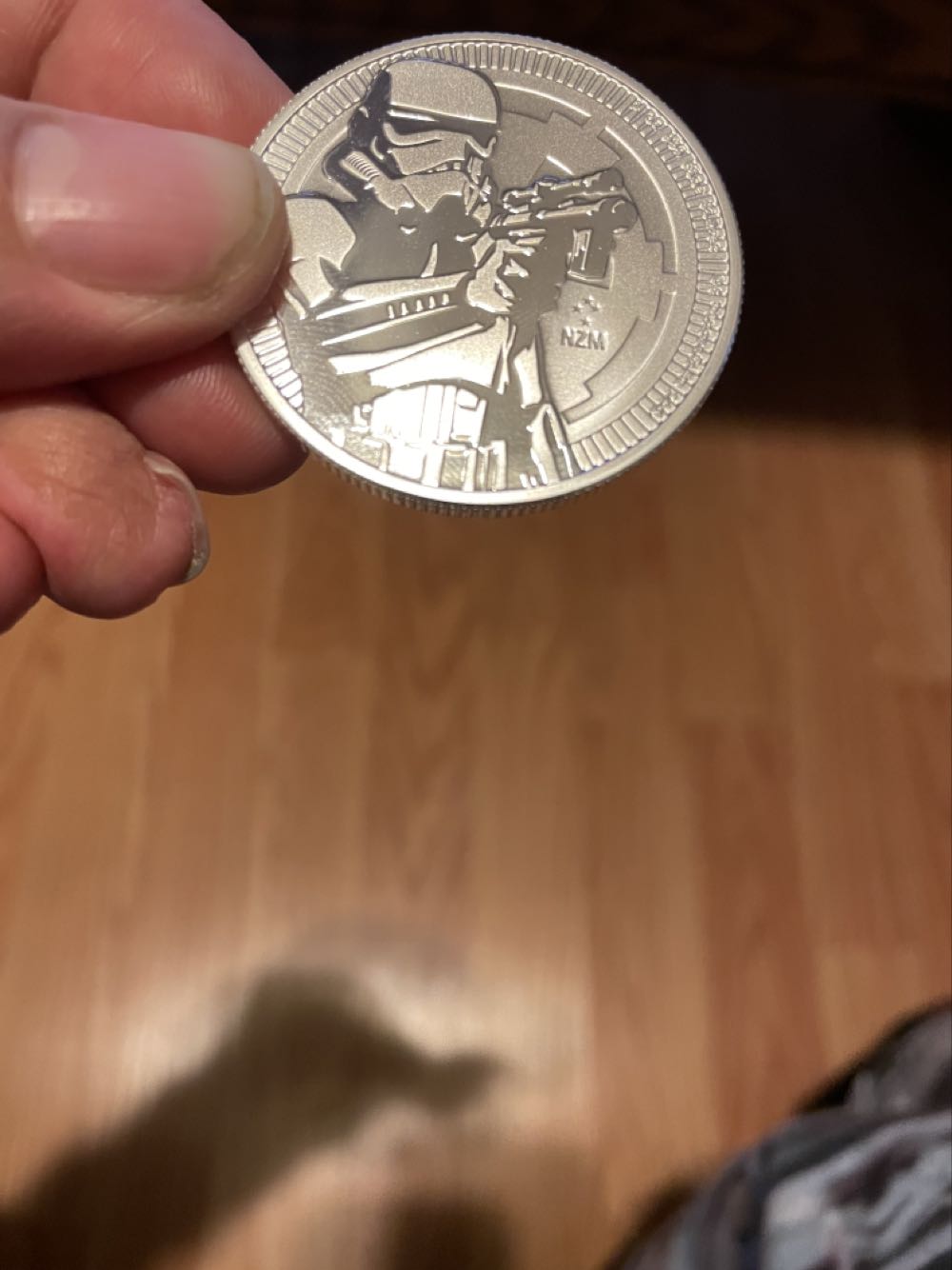 2018 Silver Stormtrooper  coin collectible - Main Image 2