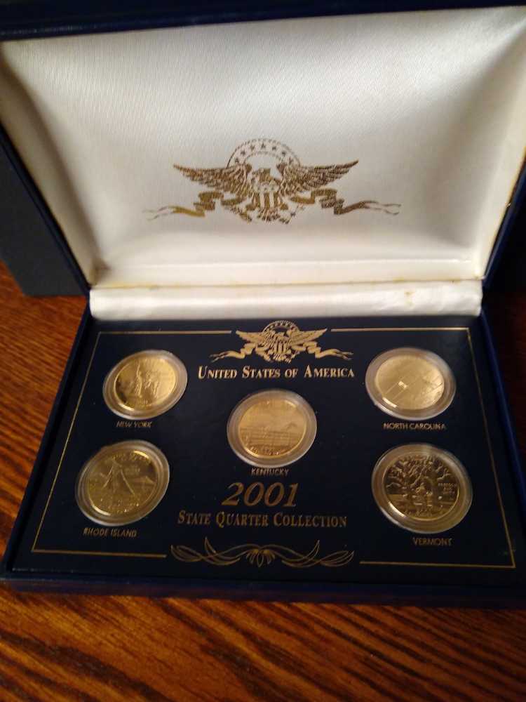Quarter State 2001Gold Plated coin collectible - Main Image 4