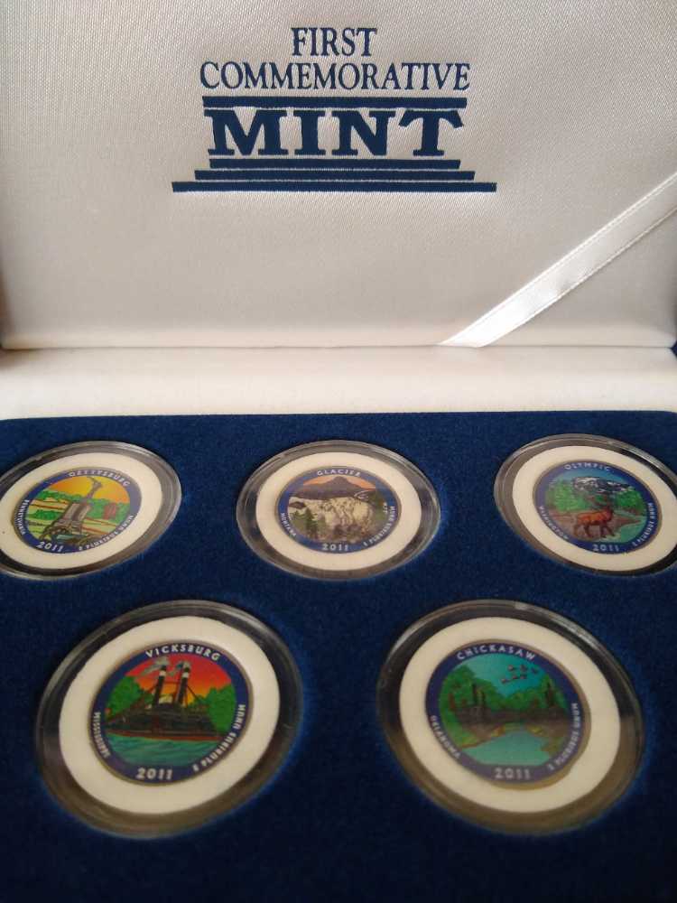 Quarter Park 2011 First Commemorative Mint coin collectible - Main Image 3