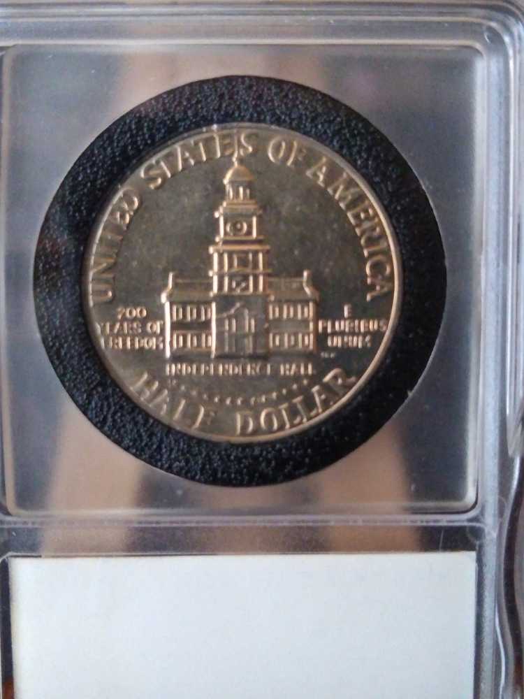 Kennedy 1976 Slabed  coin collectible - Main Image 4