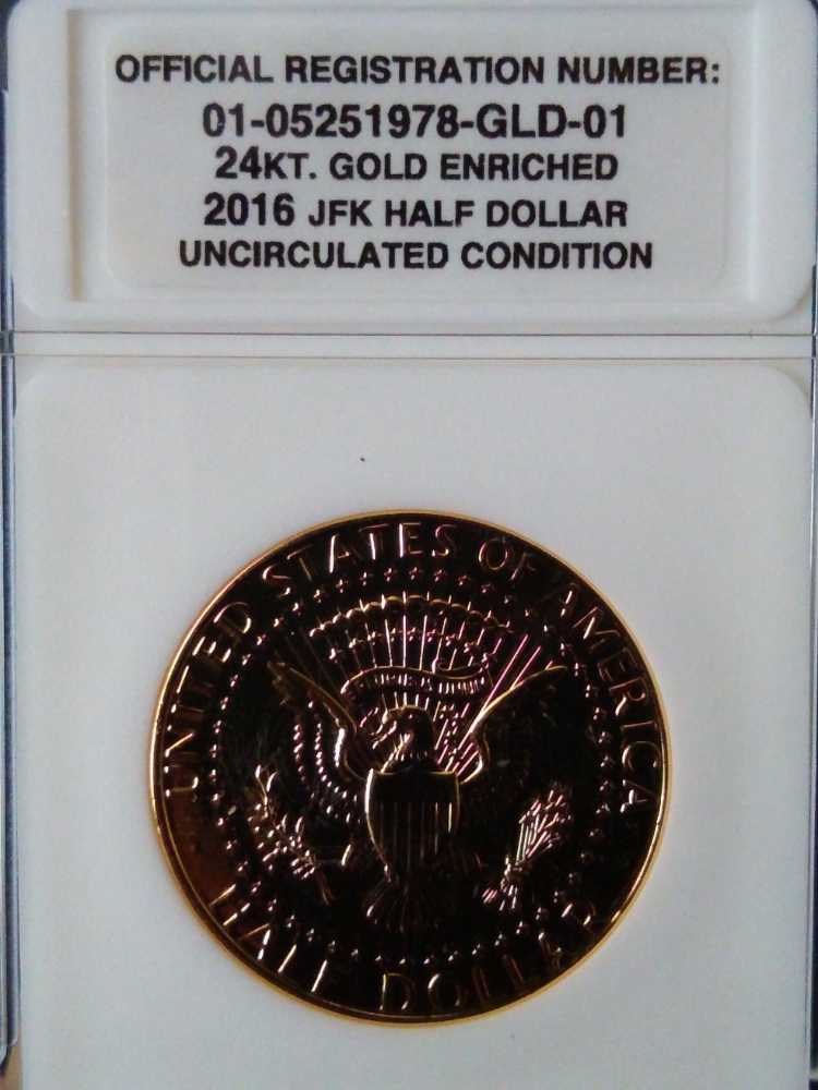 Kennedy Gold 2016 Slabed  coin collectible - Main Image 4