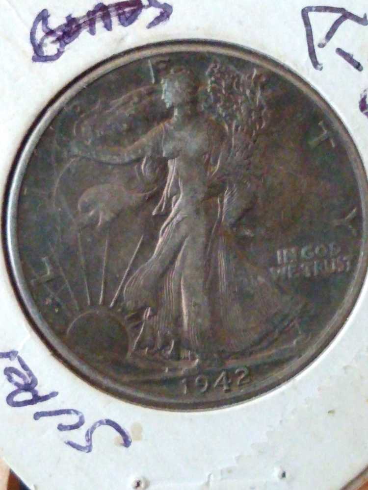 Half Dollar Walking Liberty 1942 D  coin collectible - Main Image 2