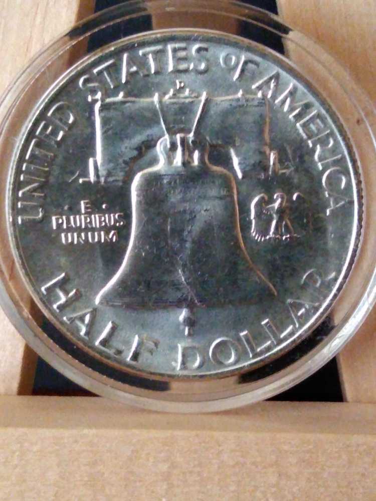 Half Dollar Benjamin Franklin 1958 D  coin collectible - Main Image 2