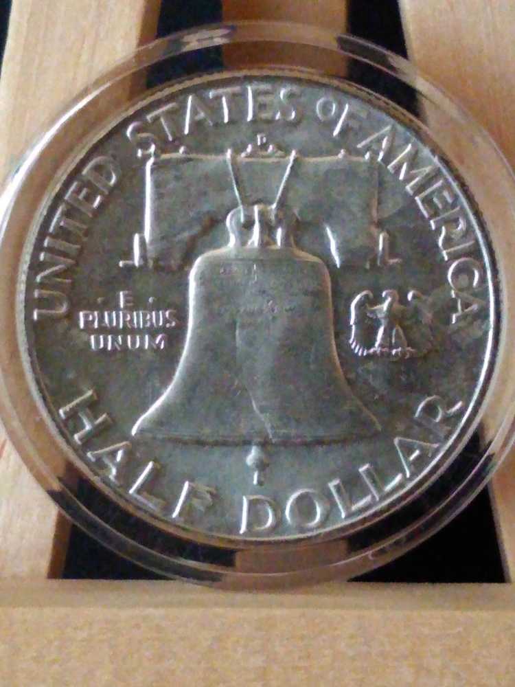 1963 D Benjamin Franklin Half Dollar  coin collectible - Main Image 2
