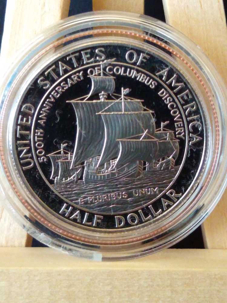 Commemorative Columbus Quincentenary 1992  coin collectible - Main Image 2