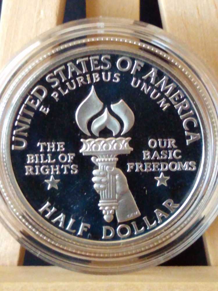 Commemorative Bill Of Rights 1993  coin collectible - Main Image 2