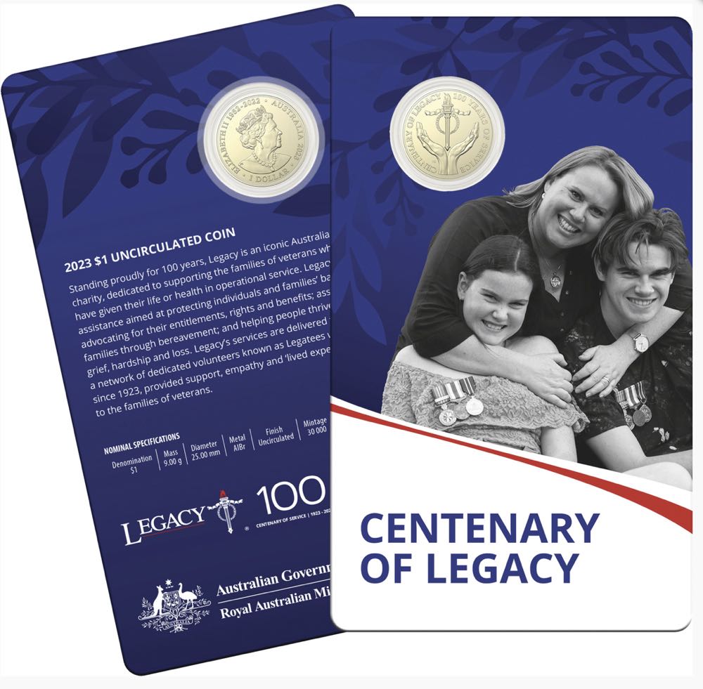 Centenary Of Legacy  coin collectible [Barcode 9314688111516] - Main Image 4