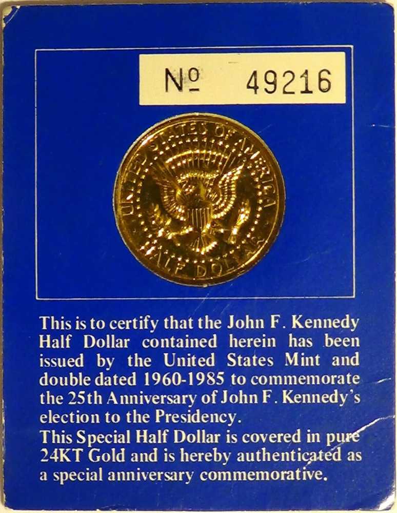 Kennedy 1985  coin collectible - Main Image 2