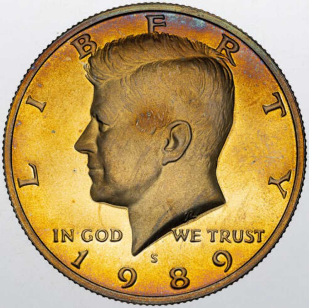Kennedy 1989  coin collectible - Main Image 2