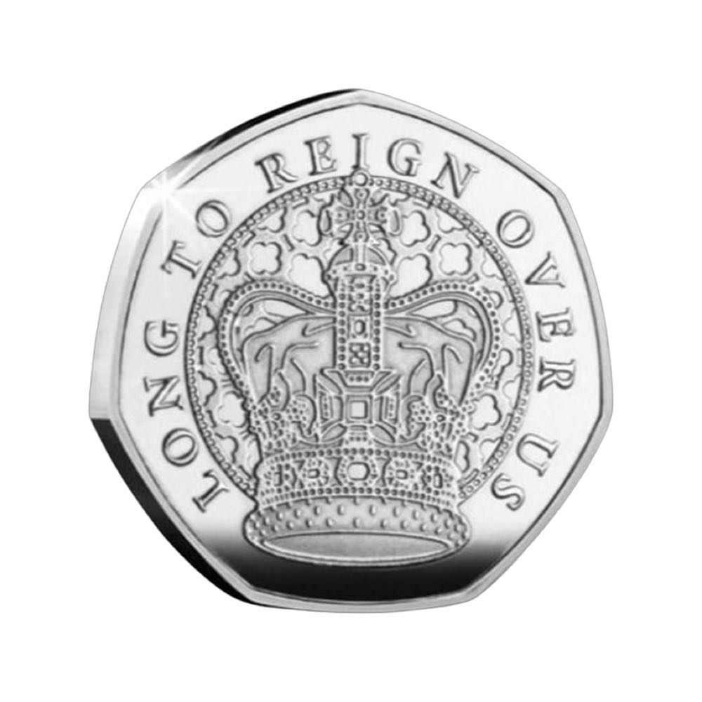 The King Charles III Coronation Crest Medal  coin collectible - Main Image 2