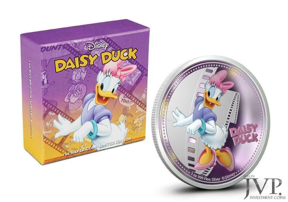 Niue 2014 2$ Disney Mickey & Friends ”Daisy Duck” 1 Oz Silver Proof Coin  coin collectible - Main Image 4