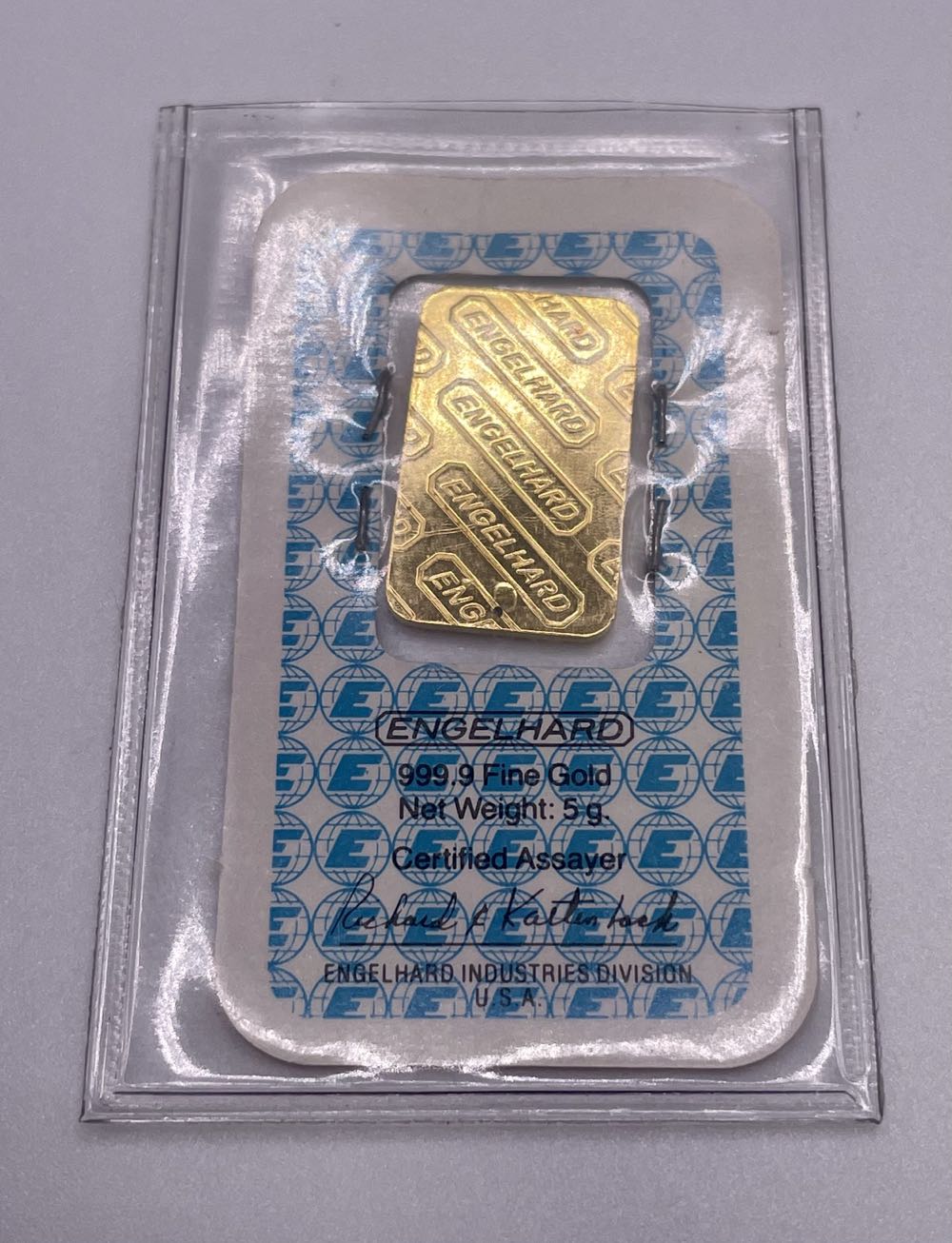 5 Gram Engelhard  coin collectible - Main Image 2