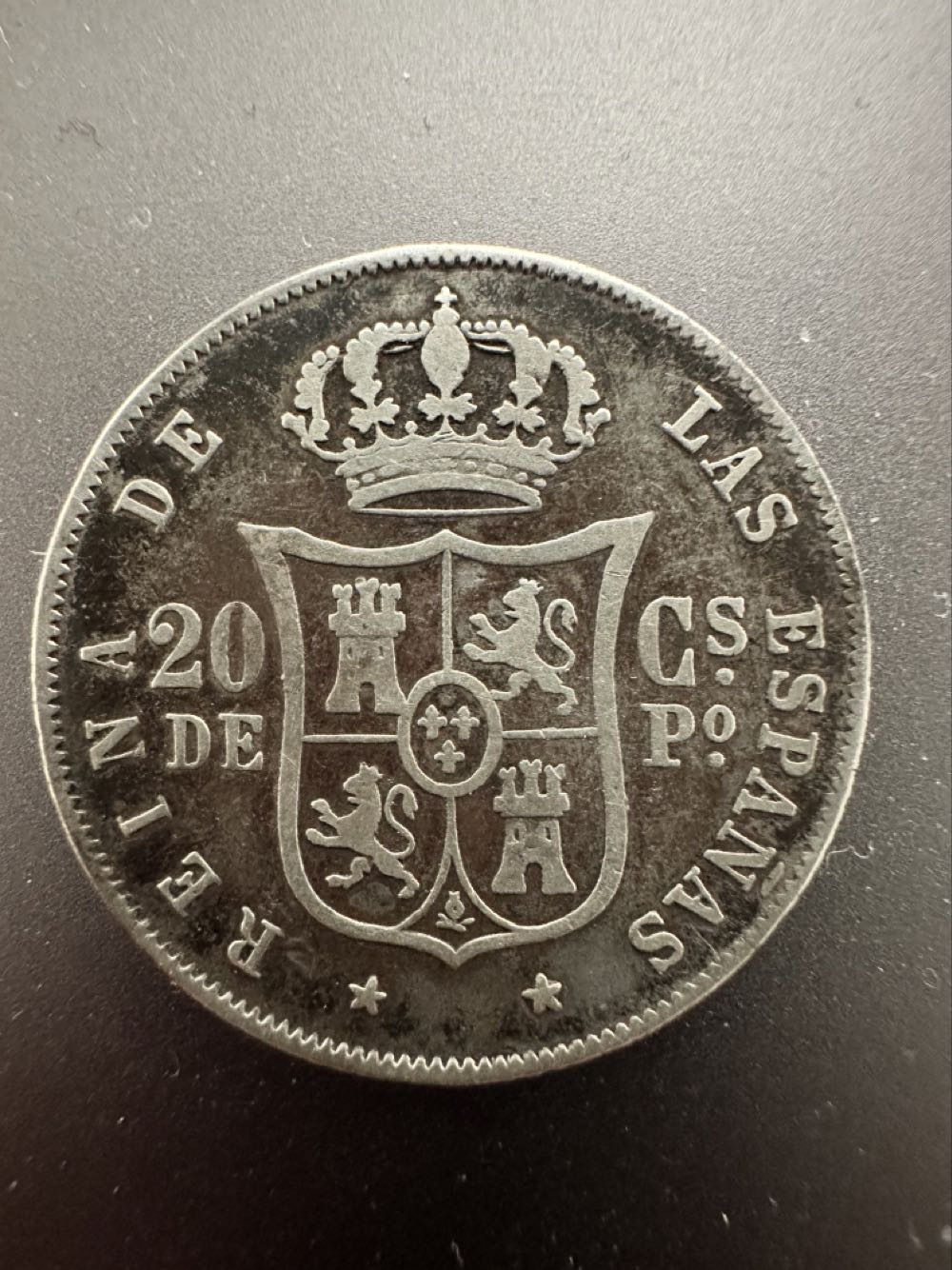 20 Centimos  coin collectible - Main Image 2