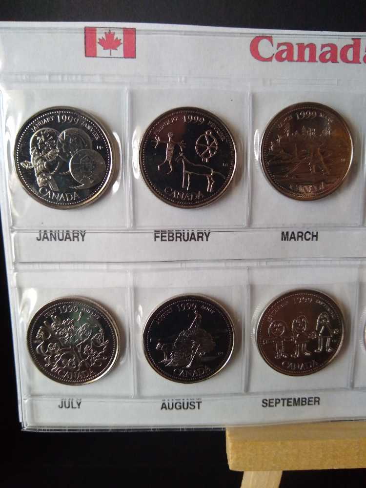 ZCanada Monthly Coins 1999  coin collectible - Main Image 2
