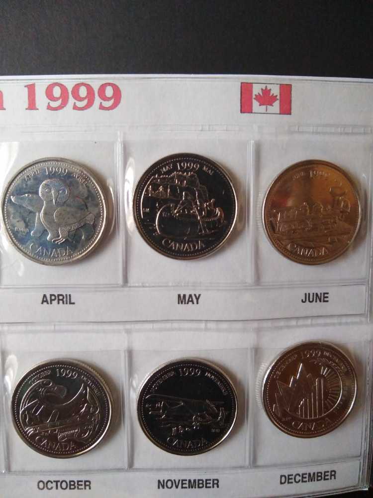 ZCanada Monthly Coins 1999  coin collectible - Main Image 3