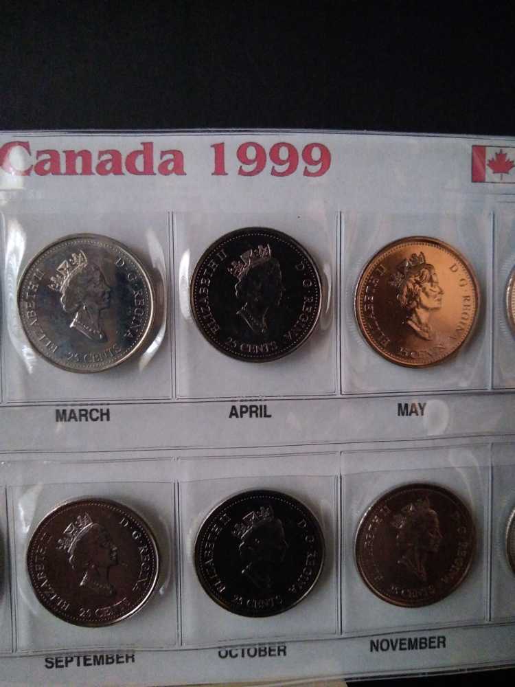 ZCanada Monthly Coins 1999  coin collectible - Main Image 4