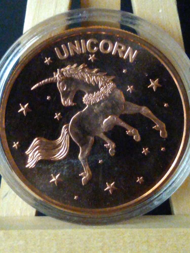 Copper Unicorn 🦄  coin collectible - Main Image 1