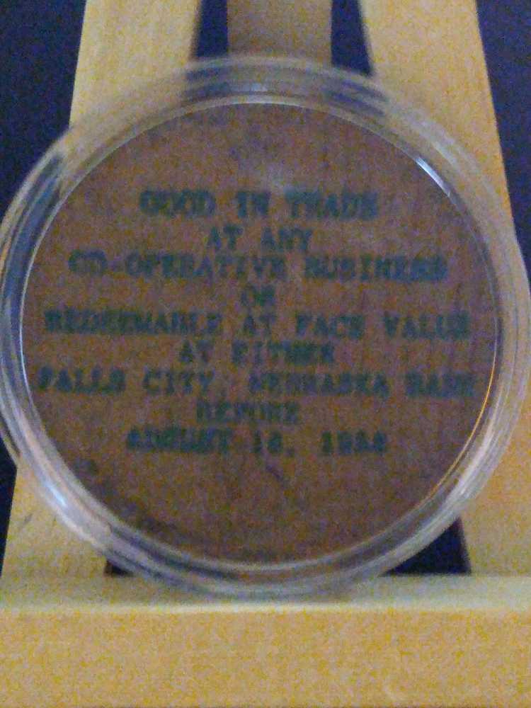 Wooden Nickel  coin collectible - Main Image 3