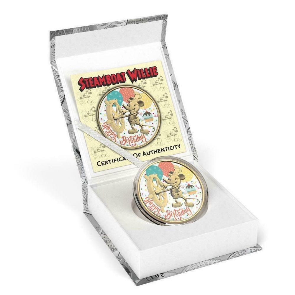 Niue 2017 2$ Steamboat Willie - ”Happy Birthday” (Cake and Favors) - 1 Oz Silver Coin  coin collectible - Main Image 3