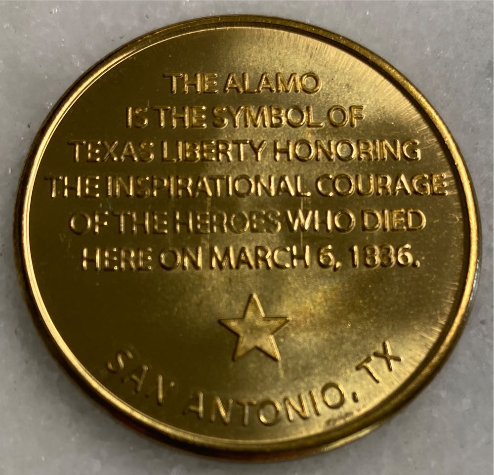 Alamo, The - Remeber the Alamo  coin collectible - Main Image 2