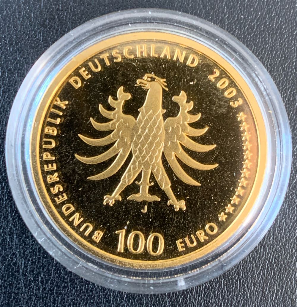 100 Euro Goldmünze - Quedlinburg  coin collectible - Main Image 2