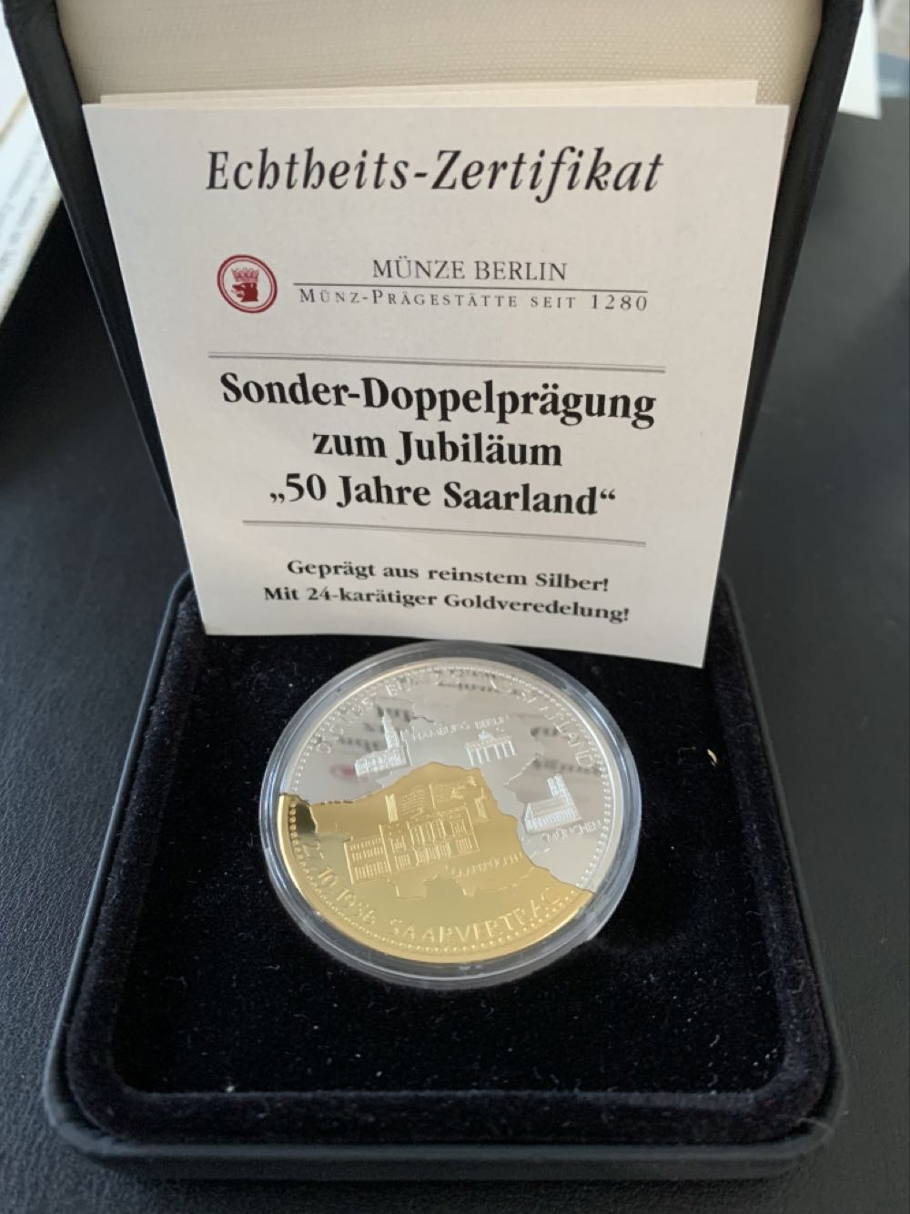 50 Jahre Saarland - Gedenkmünze  coin collectible - Main Image 3