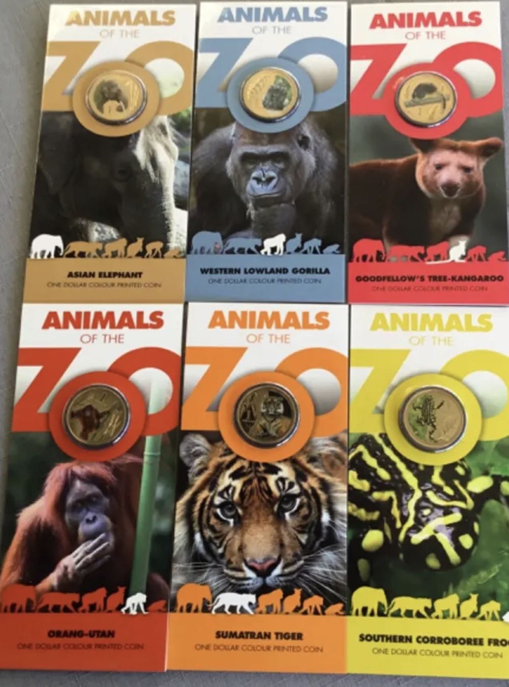 Animals Of The Zoo Western Lowland Gorilla  coin collectible [Barcode 9314683101178] - Main Image 3