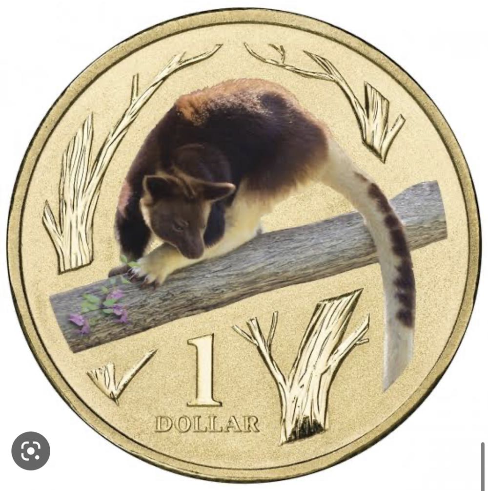 Animals Of The Zoo Goodfellow’s Tree-kangaroo  coin collectible [Barcode 9314683101291] - Main Image 2