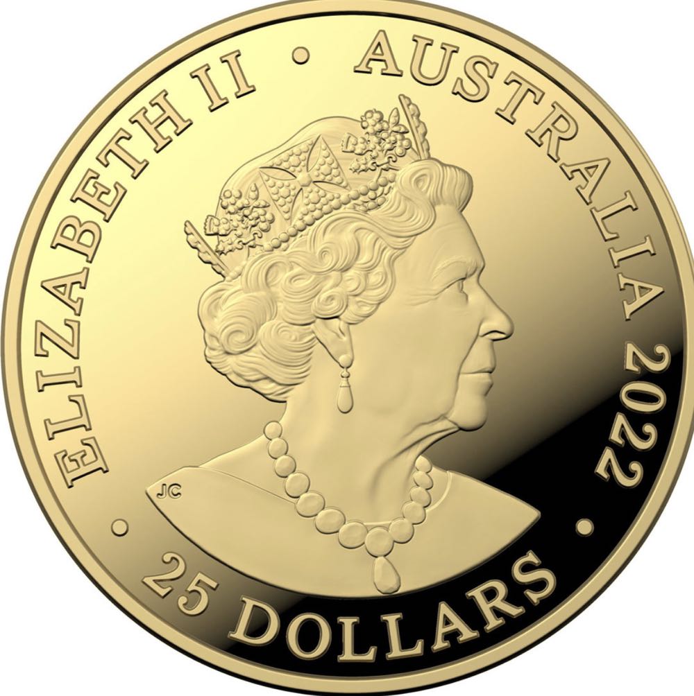 $25 1/5 Oz Gold Proof Coin Bounding Kangaroo  coin collectible [Barcode 9314688107267] - Main Image 3