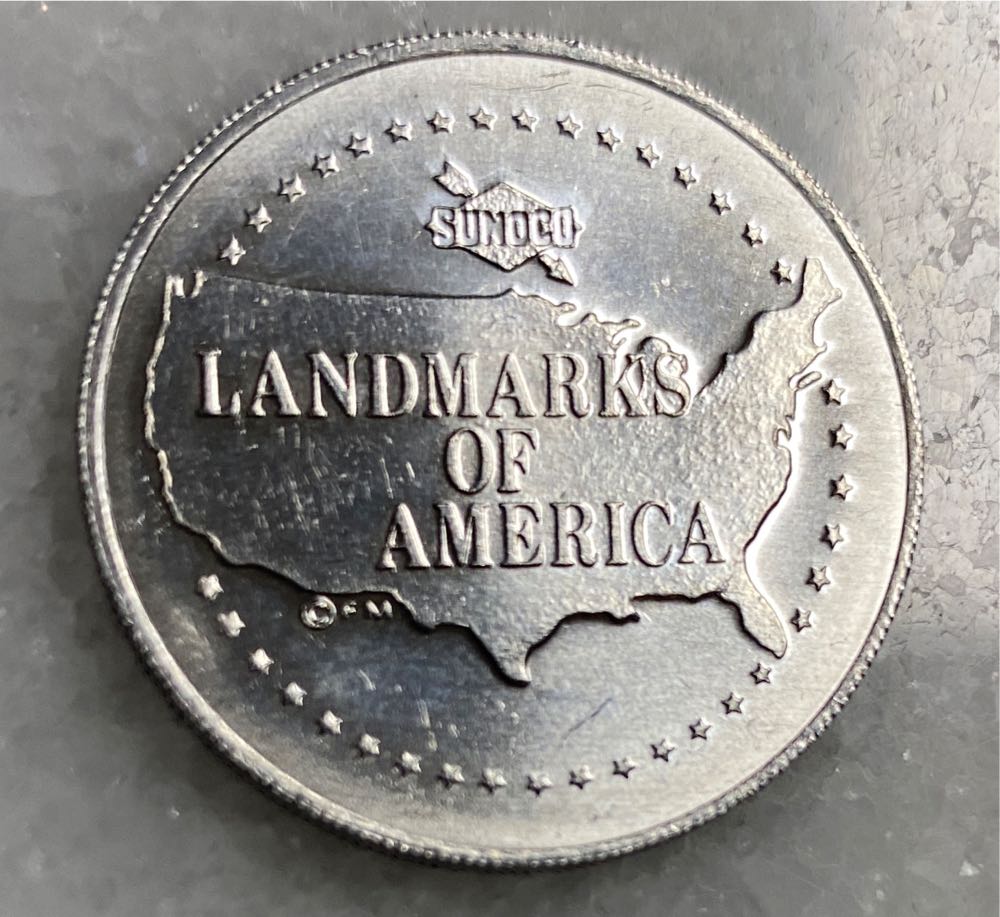 Landmarks Of Anerica - The Alamo  coin collectible - Main Image 2