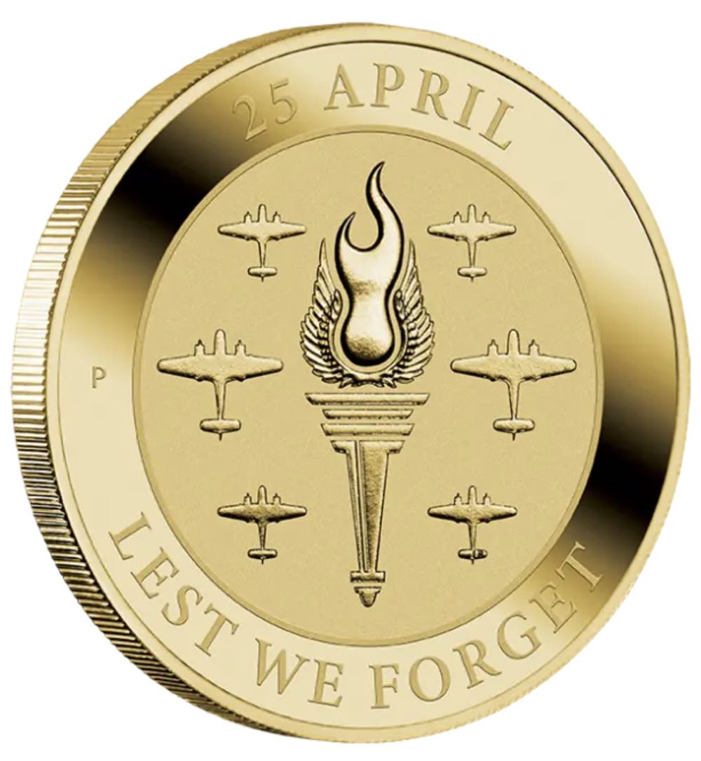 ANZAC Day Lest We Forget Centenary Royal Australian Airforce RAAF Coin  coin collectible [Barcode 9327025044514] - Main Image 4