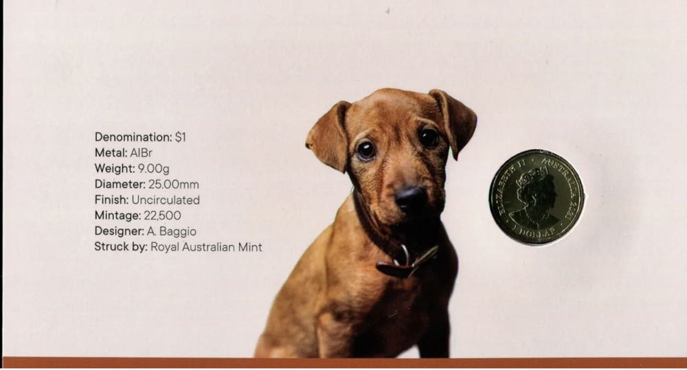 2021 RSPCA 150 Years Caring & Protecting Dog PNC/FDC RAM $1 colored coin & Stamp  coin collectible [Barcode 9312650853266] - Main Image 4
