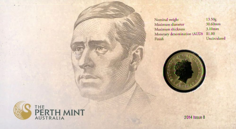 Ab ”banjo” Paterson Perth Mint $1 Commemorative Coin  coin collectible [Barcode 9312650640392] - Main Image 3
