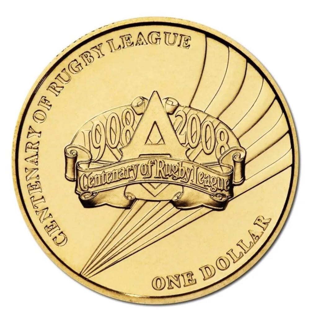 CENTENARY OF RUGBY LEAGUE  coin collectible [Barcode 9314688018785] - Main Image 2