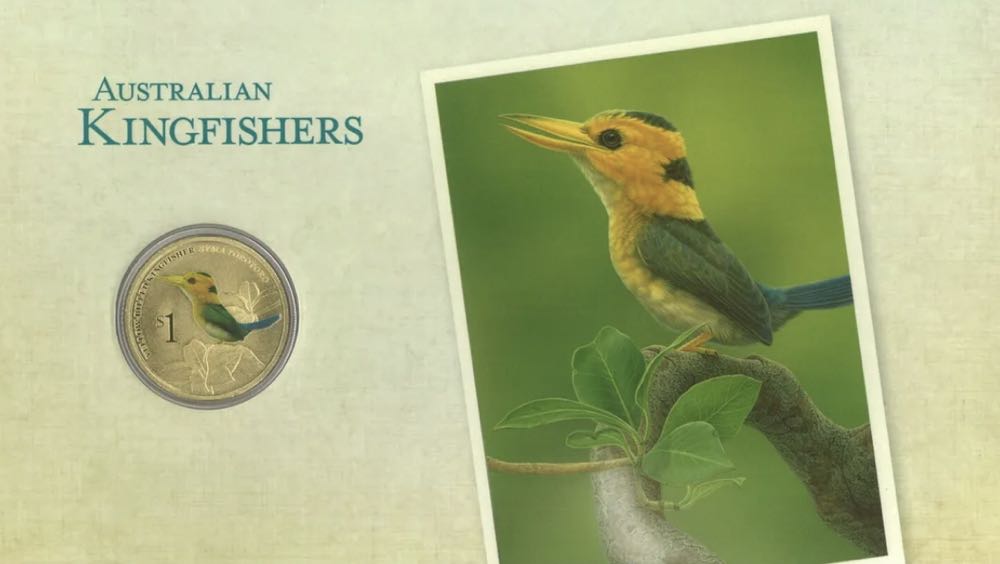 Australian Birds Kingfishers Perth Mint Tuvalu $1 Coin  coin collectible [Barcode 9312650602345] - Main Image 2