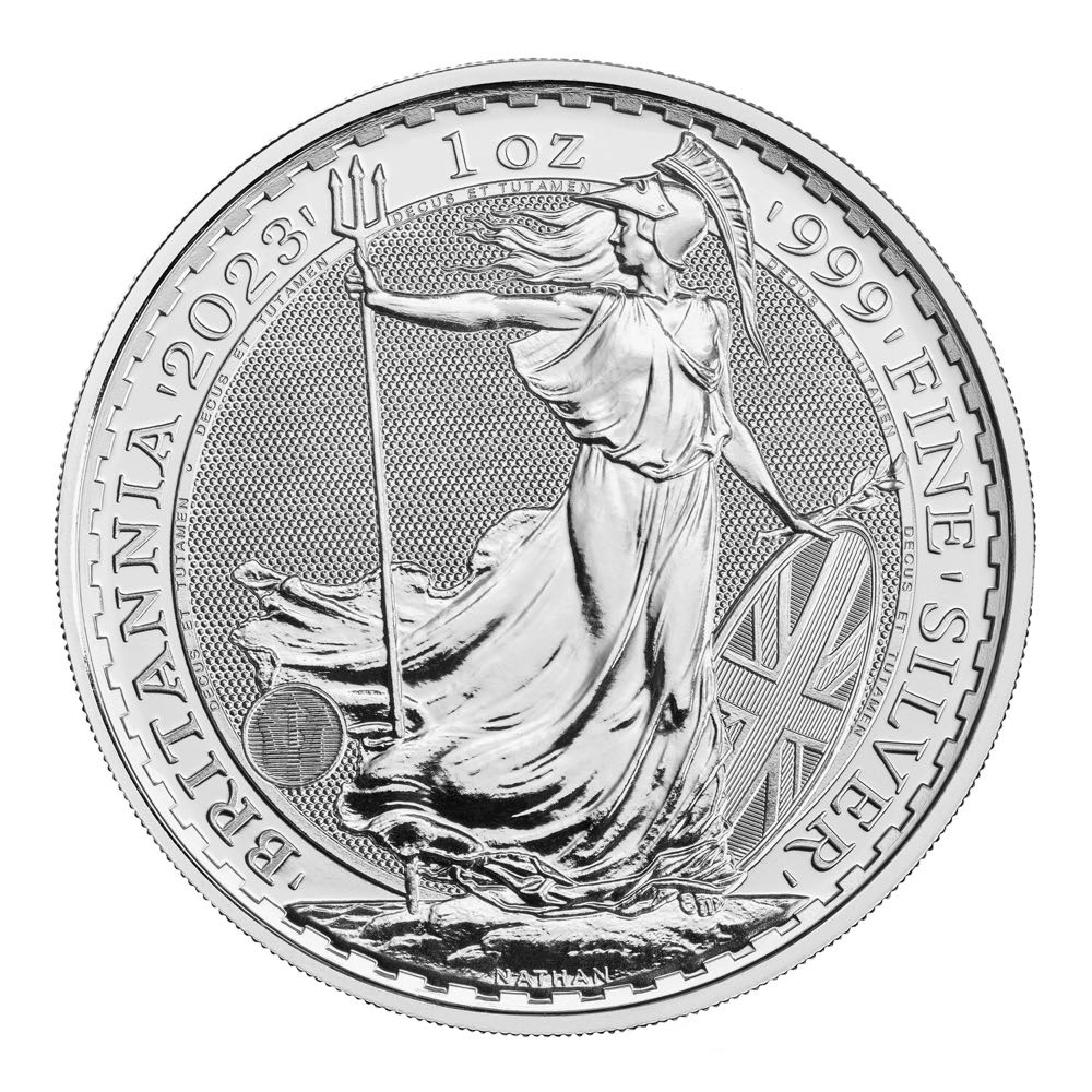 £2 Britannia 1oz Silver Bullion Coin King Charles Obverse  coin collectible [Barcode 5026177608172] - Main Image 2