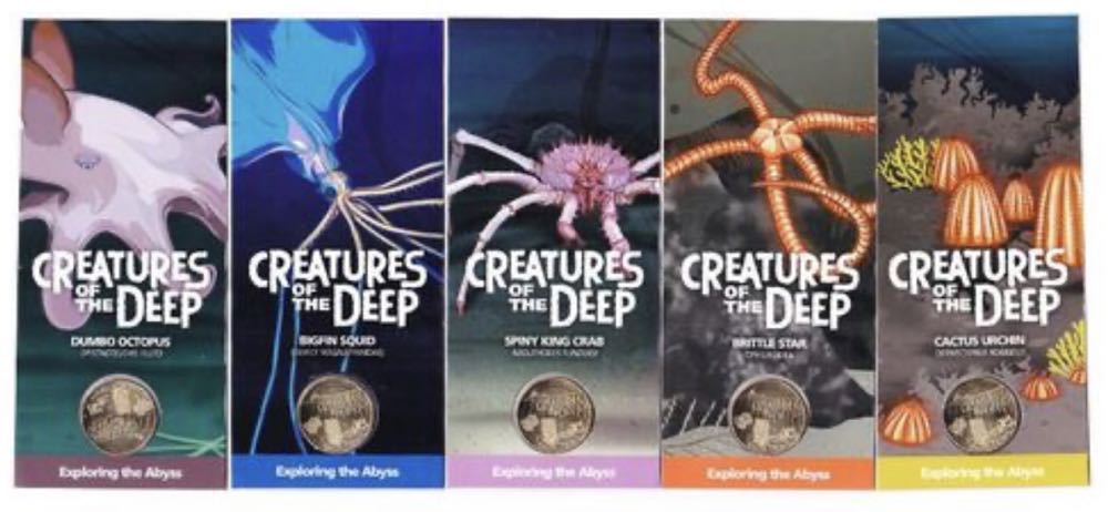 Creatures Of The Deep Bigfin Squid “C”  coin collectible - Main Image 2