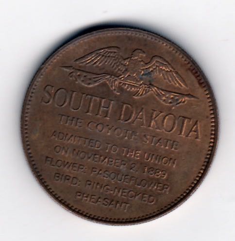 Shell’s States of the Union Coin Game - South Dakota  coin collectible - Main Image 2