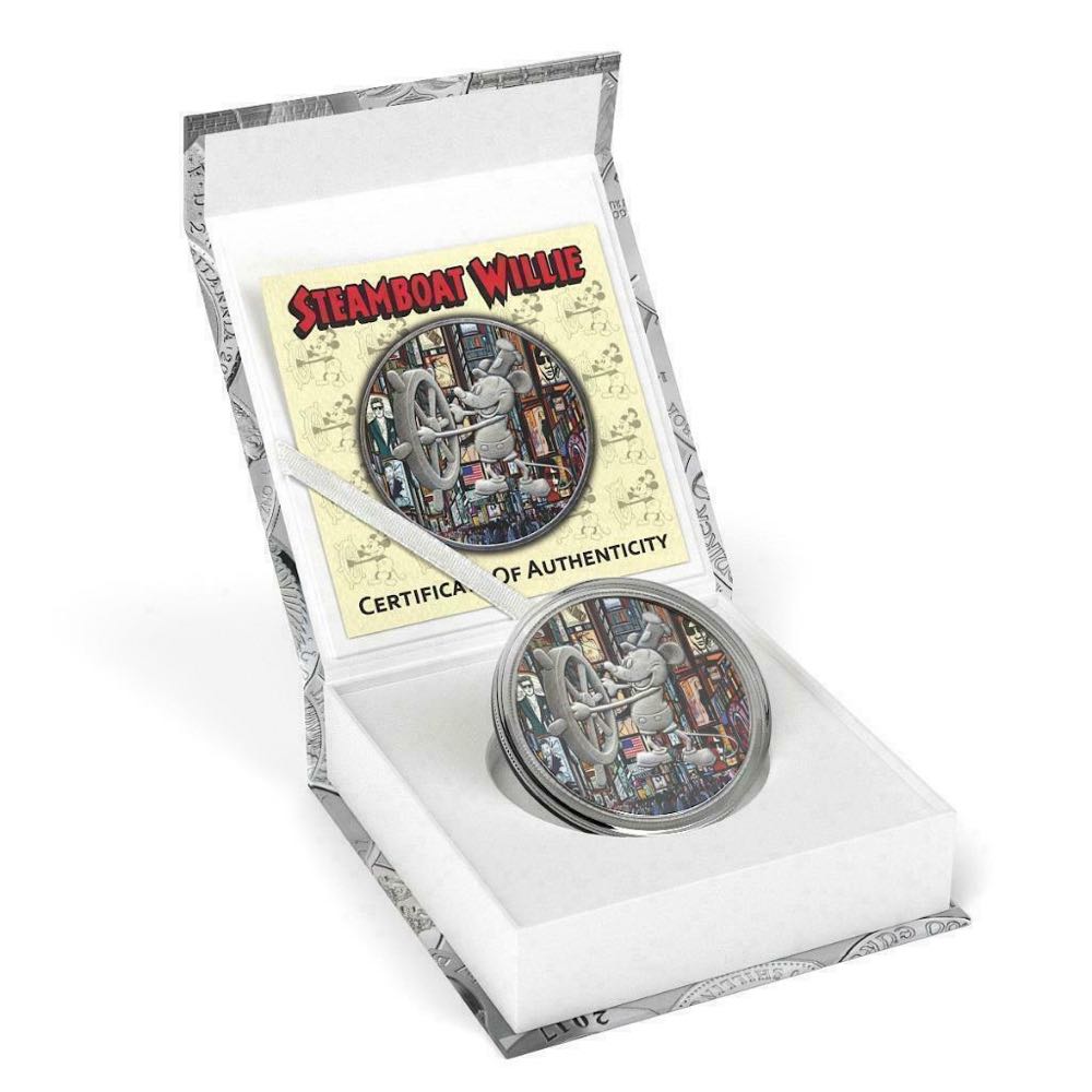 Niue 2017 2$ Steamboat Willie - ”Time Square” - 1 Oz Silver Coin  coin collectible - Main Image 3