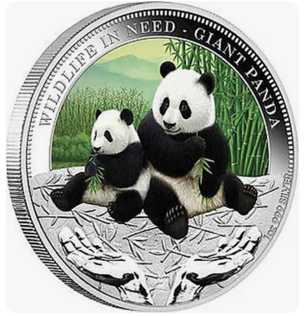 Wildlife In Need Panda  coin collectible [Barcode 9327025020983] - Main Image 2