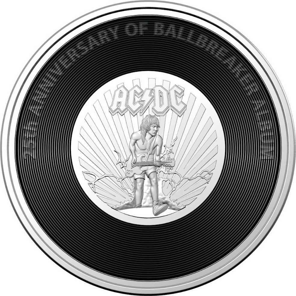 AC/DC Ball breaker 20c Coin  coin collectible [Barcode 9314688105836] - Main Image 2
