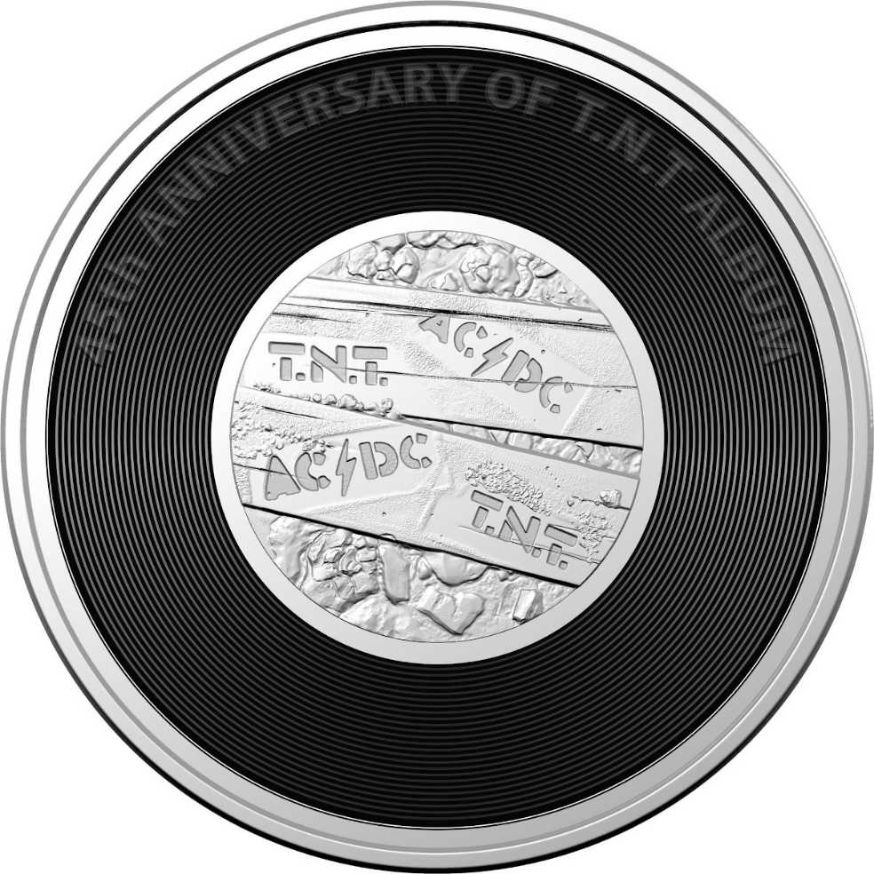 AC/DC T.N.T 20c Coin  coin collectible [Barcode 9314688105812] - Main Image 2